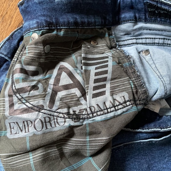 Emporio Armani Dark Wash Jeans Size 34 - Picture 14 of 15